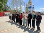 Акция «Цветы у обелиска»